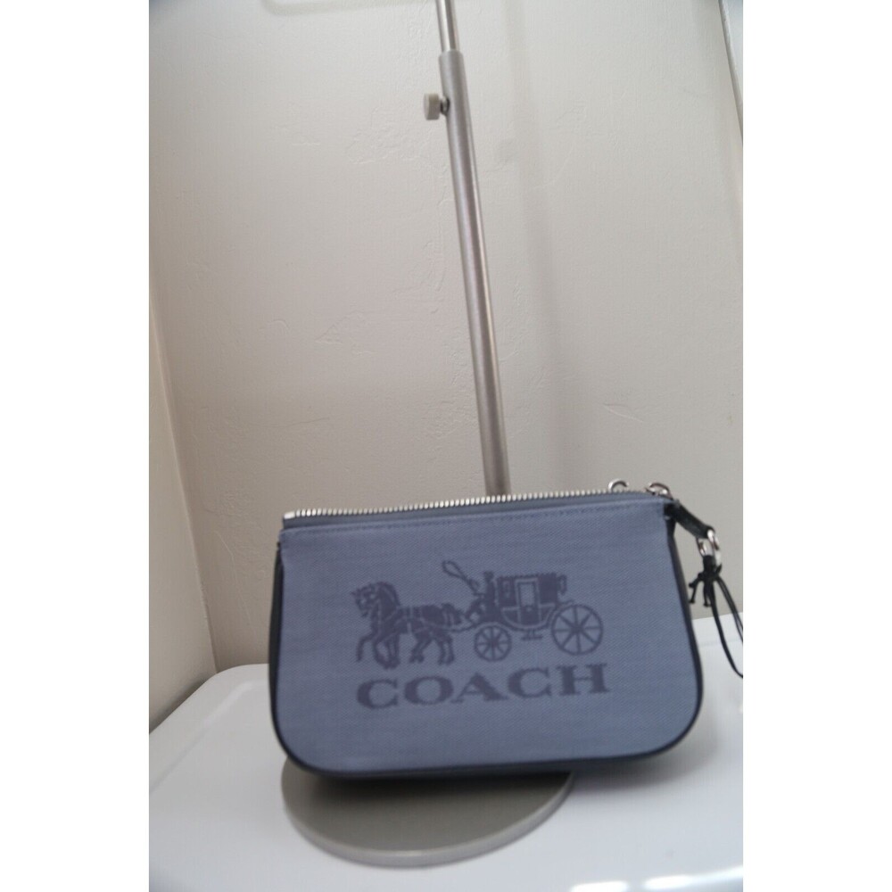 Coach C8327 Nolita 19 In Colorblock With Horse And Carriage In Marble Blue Multi